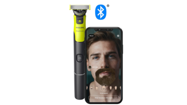 Philips Oneblade 360 connected trimmer transparant