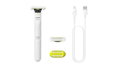 Philips Oneblade intimate trimmer transparant