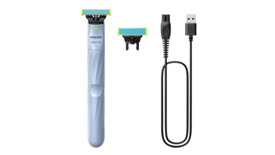 Philips Oneblade First Shave trimmer transparant