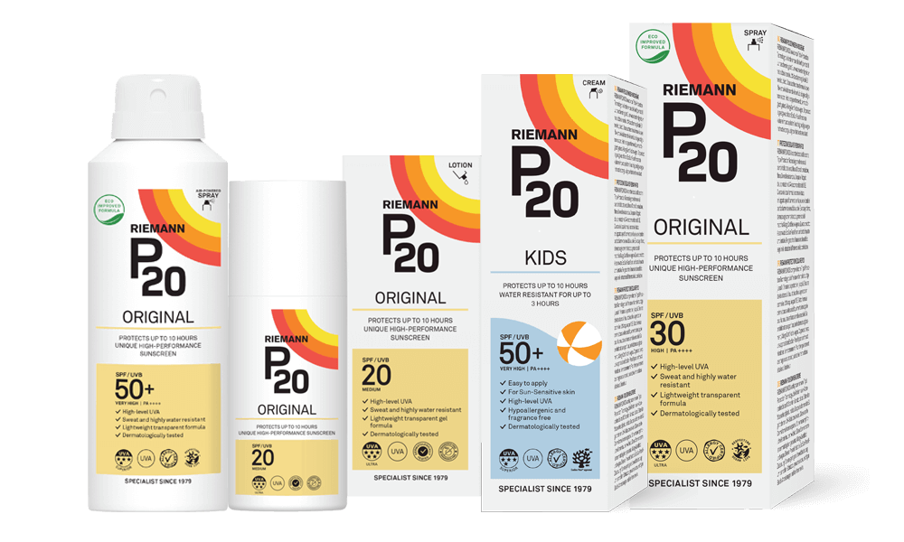 Product afbeelding van P20 zonnebrand